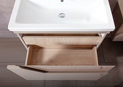 Бриклаер Мебель для ванной Брайтон 80 (Комо) глиняный серый – фотография-8